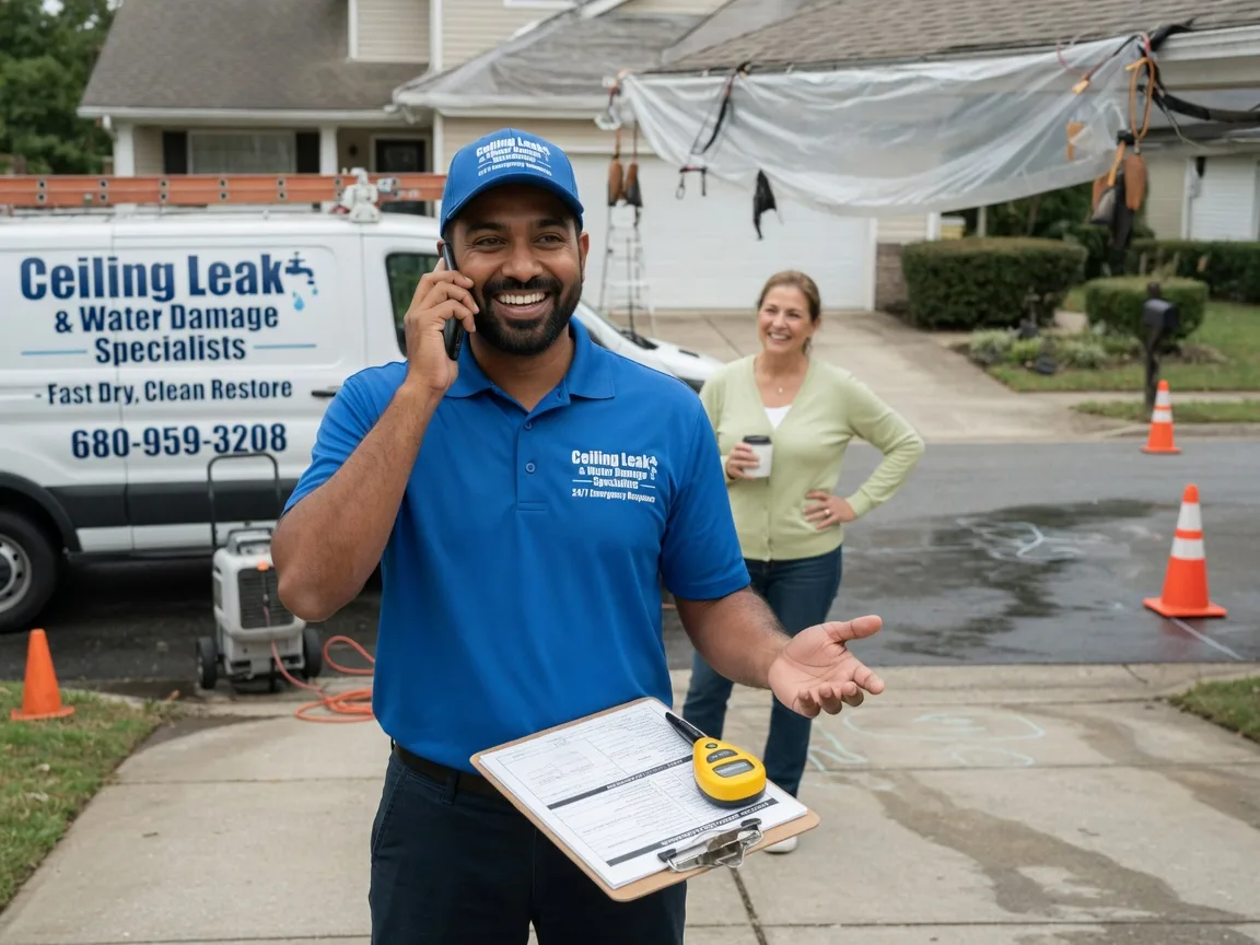 Ceiling Leak Cleanup Troy, TX FAQs